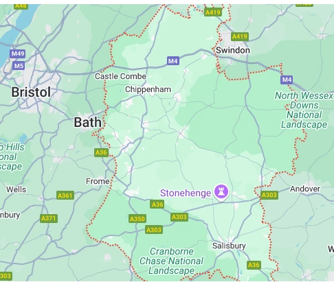 Wiltshire map - no win no fee experts